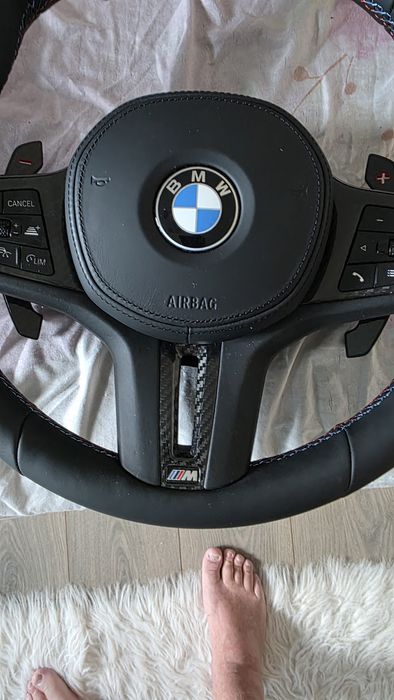 Volan bmw g20 g30 g11.g01 g05 vibratii distronic carbon