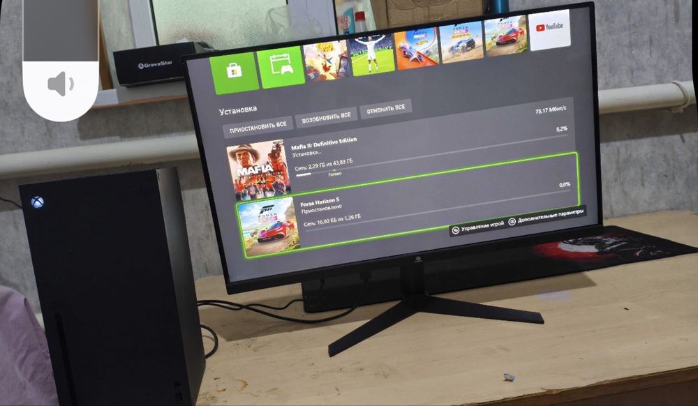 Xbox series X + Monitor bilan 2k 120hz 27 dyumlik