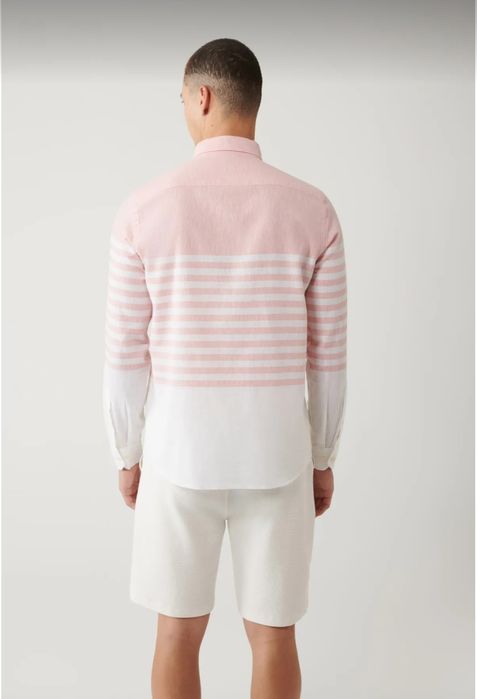 Мъжка риза AVVA памук и лен