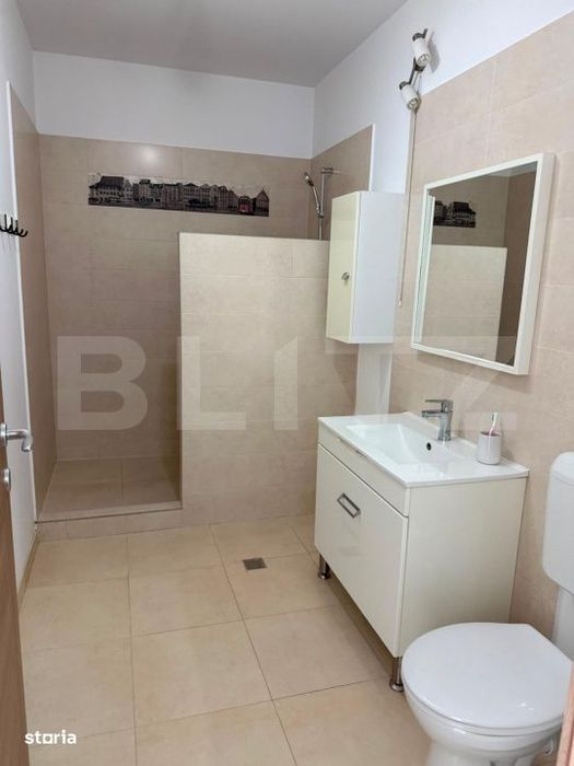 Apartament spatios, 2 camere, 50 mp, parcare inclusa, balcon, zona Som