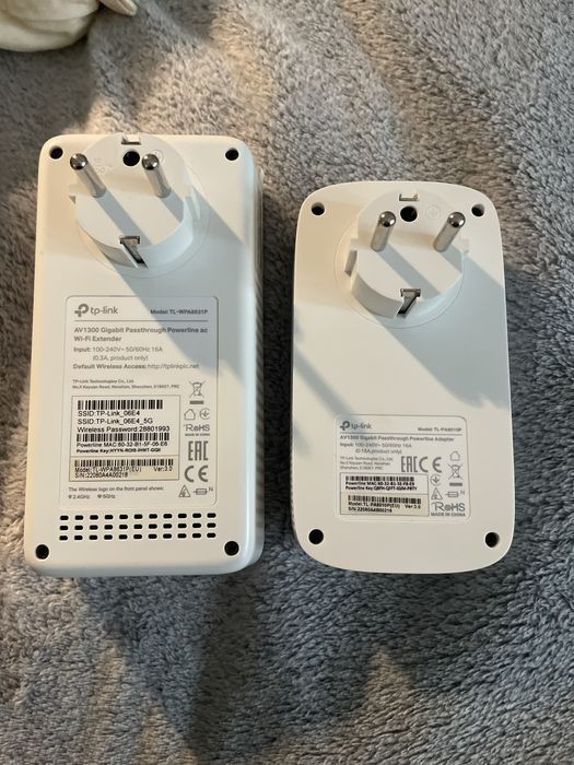 Комплект TP-Link AV1300 Powerline адаптери:
