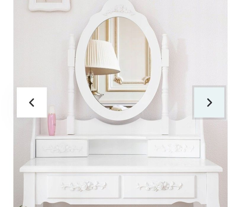 Тоалетка стандартни размери, само сглобена