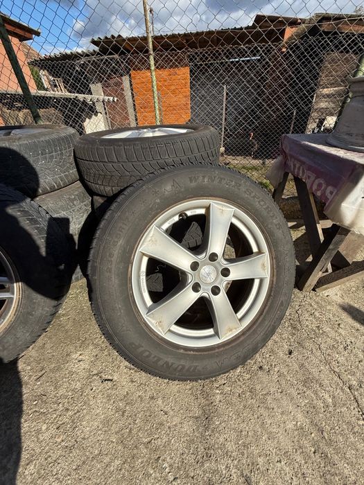 Jante Roti Audi Q5 Q7 Q3 235/65/17 iarnă Dunlop Winter Sport 5 SUV