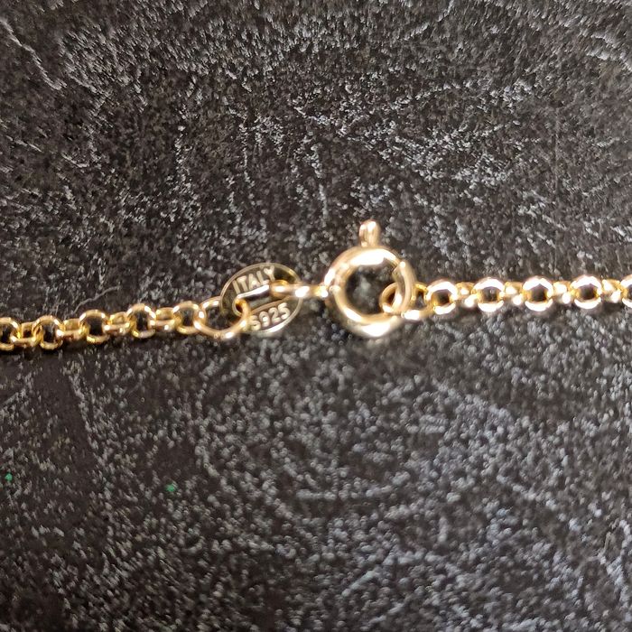 Муассанит серебро с золочением