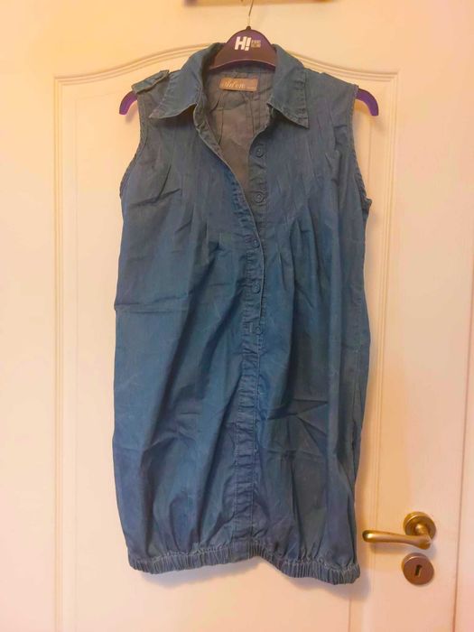 Rochie dama stil jeans din bumbac marimea 42