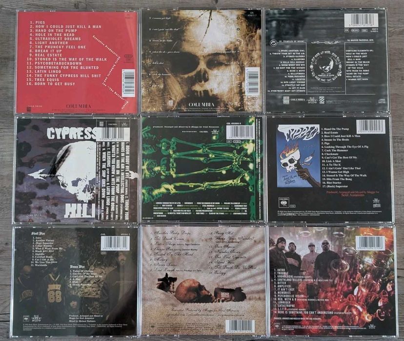 Colectie 9 cd-uri Cypress Hill ( rap / hip hop )