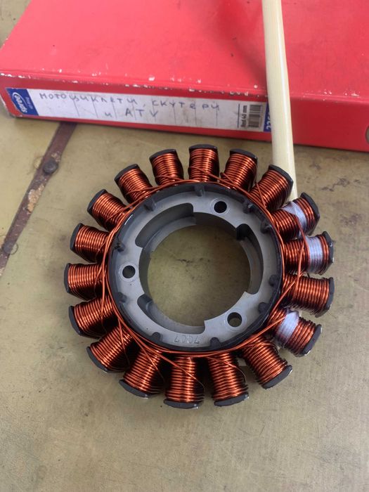 Ремонт и пренавиване на статори за мотоциклети, скутери и ATV