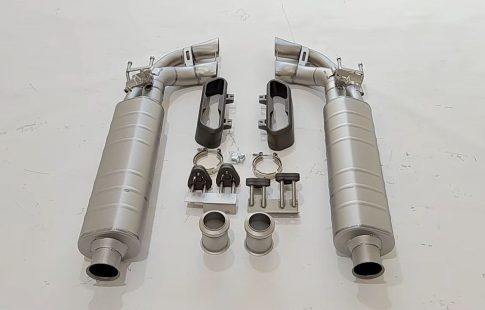 W463 W464 W465 W463A гърнета Akrapovic Titanium