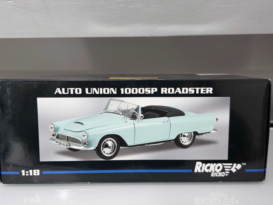 Macheta Auto 1/18 Ricko Audi Auto Union 1000 SP Roadster