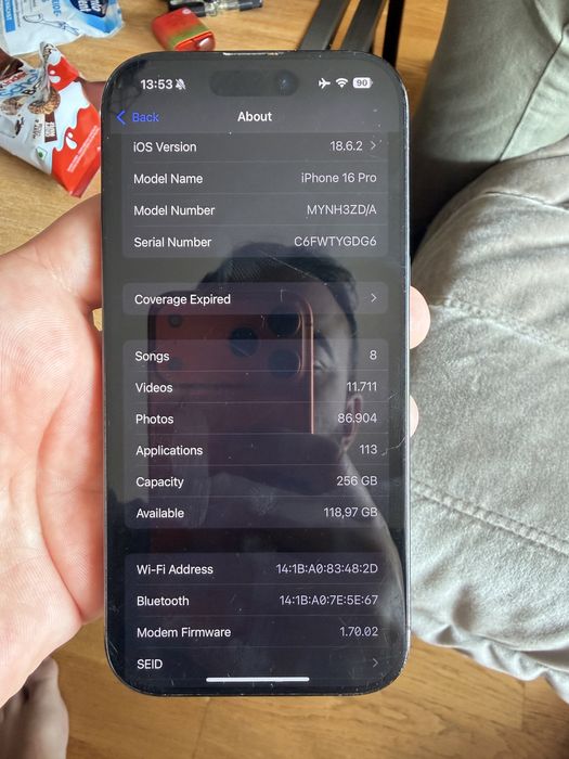 Iphone 16 pro 256 gb