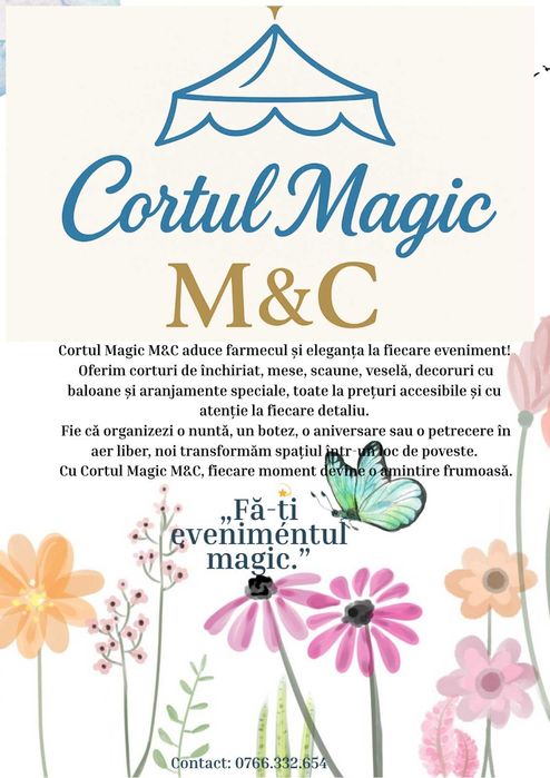 Cort de evenimente disponibil! -NOU -
