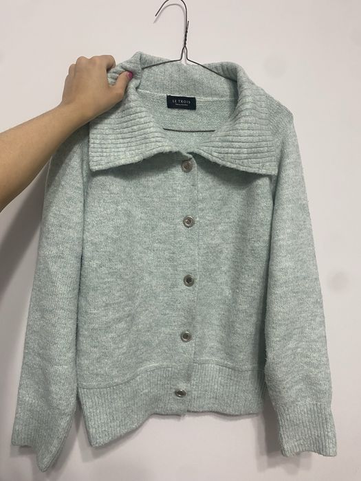 Бирюзовый кардиган