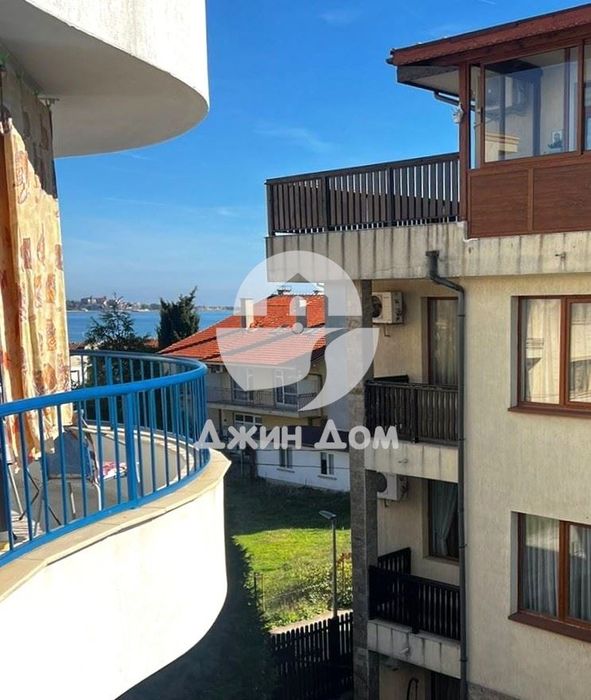 Двустаен апартамент с ГЛЕДКА МОРЕ в к-с Блу Марин, с. Равда