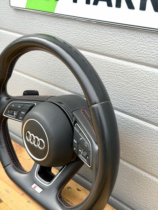 Скосен Волан AUDI A4 S4 B9 Черен конец