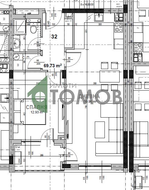 Просторен двустаен апартамент в кв. Самара 3- Без Комисионна