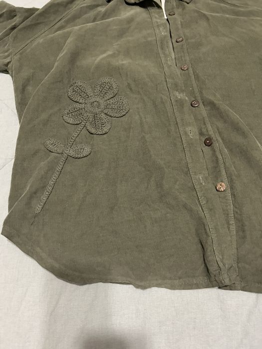 Рубашка микровельвет Италия