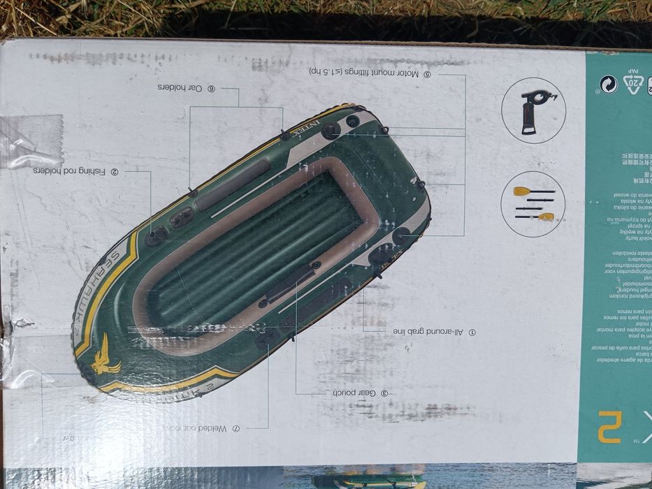 Barca gonflabila și suport motor INTEX sigilate, Germania