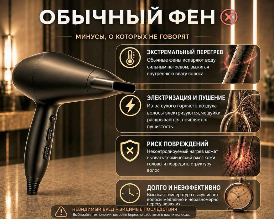 Фен-стайлер Dilux черный