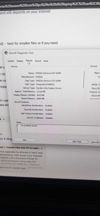 Laptop lenovo 16gb ram 4GB video