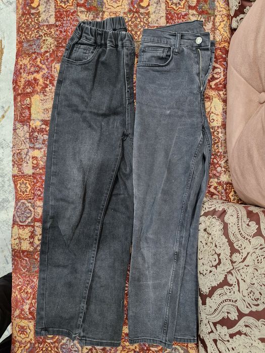 Продам двое пар джинс на девочку каждая по 1000 тенге