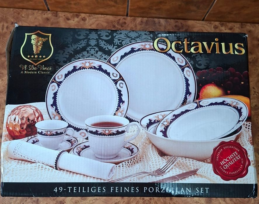 Set din porțelan fin 49 piese