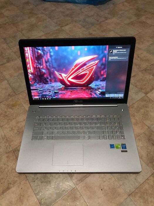 СТИЛЬНЫЙ НОУТБУК Asus в хорошем состоянии intel i7 озу 8гб SSD 240гб