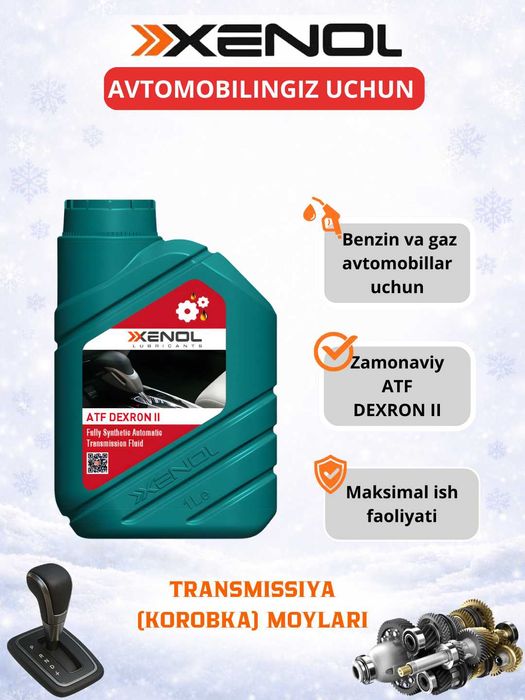 XENOL ATF Transmissiya moyi (DEXRON II / III / VI) 1L