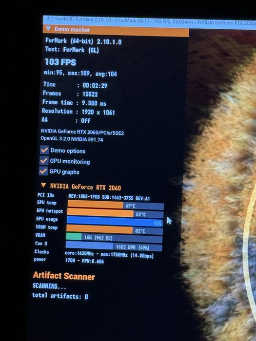 Placa video RTX 2060 Ventus OC