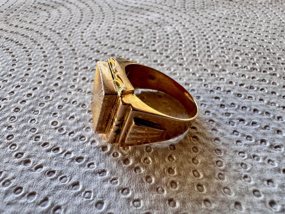 Iner de aur barbatesc 18k