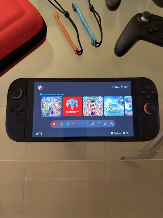 Nintendo Switch 2 + Pro Controller + 4 игри + Калъф — Пълен Комплект