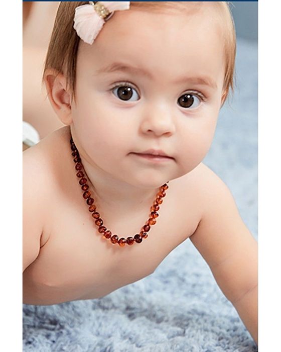 Янтарные детские бусы