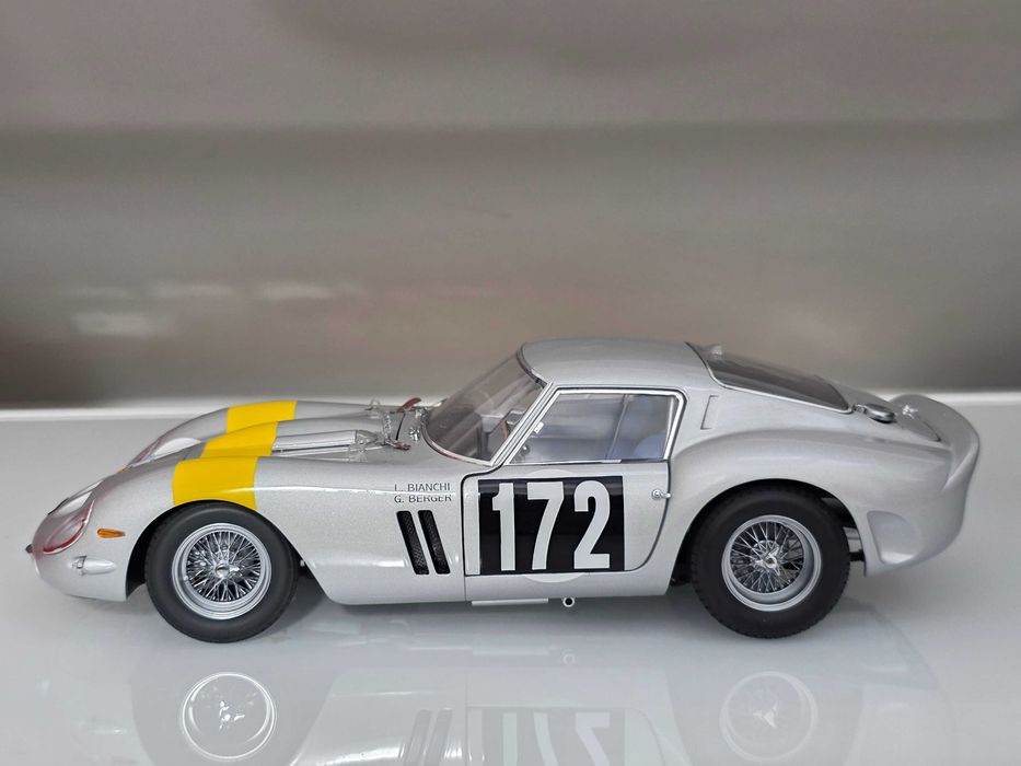 Macheta Auto 1/18 Kyosho Ferrari 250 GTO Tour De France 1964 No 172