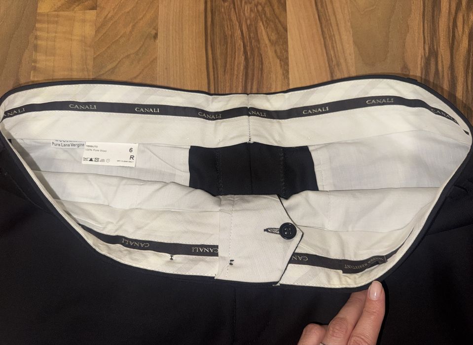 Pantaloni negri Canali - marimea 52 EU