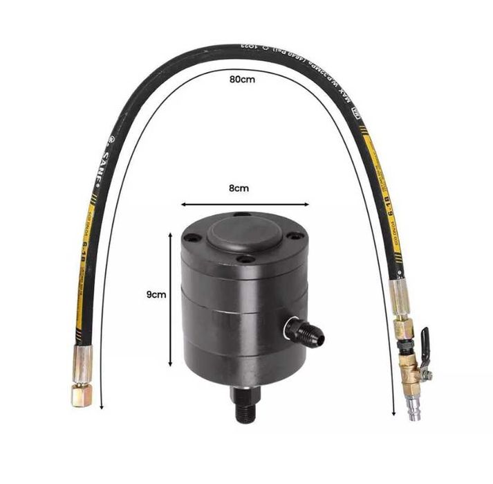 Комплект пневматичен обратен чук за вадене на дизелови инжектори