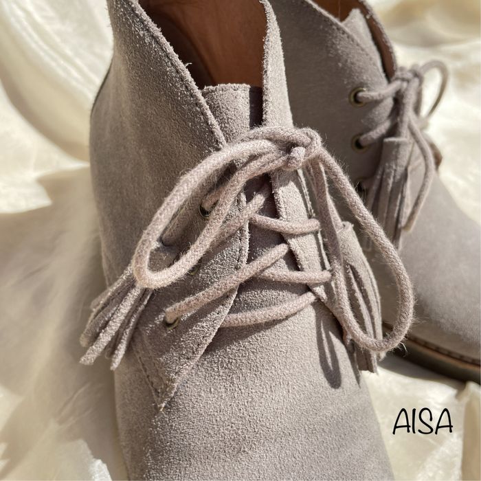 Ghete din piele întoarsă-Scholl, mărimea 38