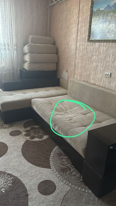 Перетяжка мягкой мебели