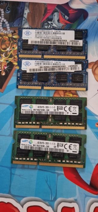 memori ram laptop ddr 3. 4×4  8gb