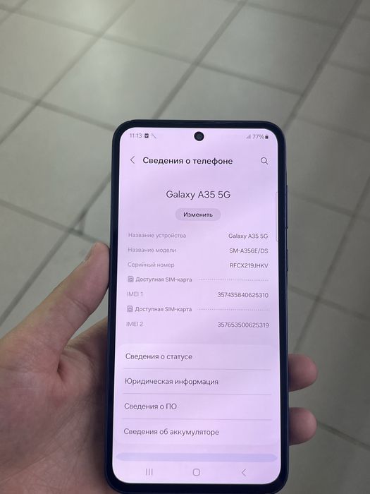 Samsung A35 256 gb 5 ж