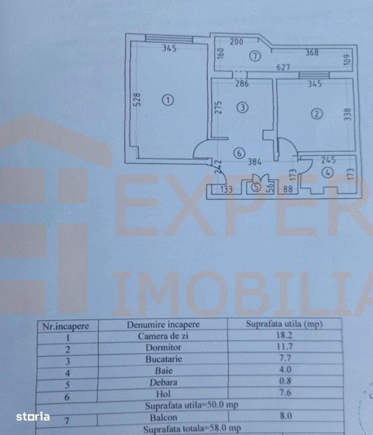 Apartament 2 camere de vanzare zona Gara | Etaj 3