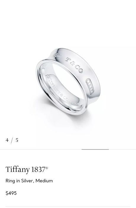 Кольцо Tiffany & Co 1837™