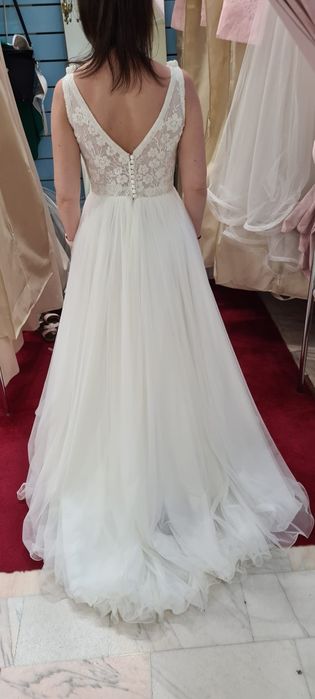 Rochie de mireasa Elegance cu trena
