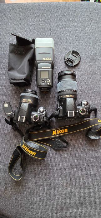 Nikon d3100 + obiectiv, blitz Nisin di866, inele conversie