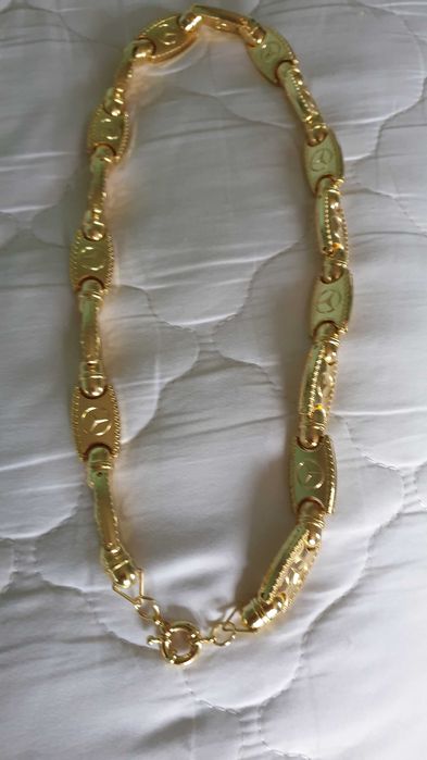 Позлатен ланец 14 карата мерцедес