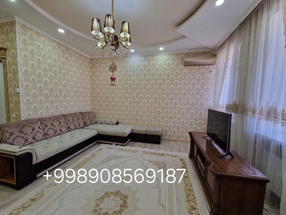 Шахар хокимияти ЗАГС худудида 3 хонали квартира ижарага берилади!