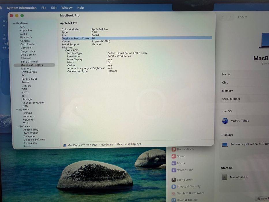 НОВ MacBook Pro 16" M4 PRO Chip 14-Core CPU/20-Core GPU/24 RAM/512 SSD
