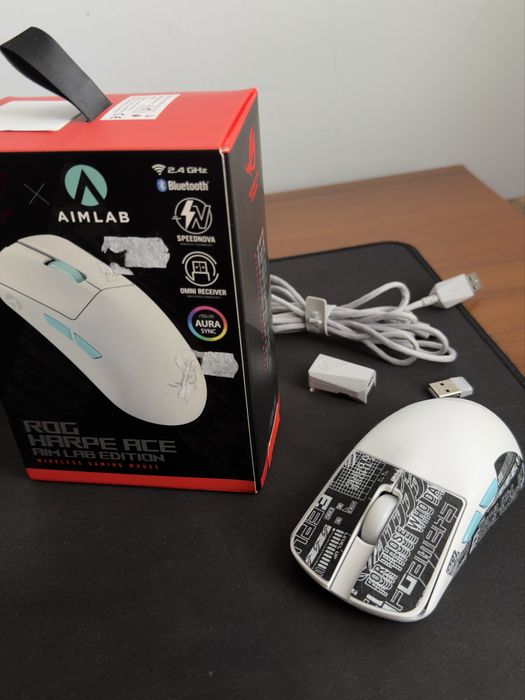 Безжична Геймърска Мишка Asus ROG Harpe Ace Aim Lab Edition