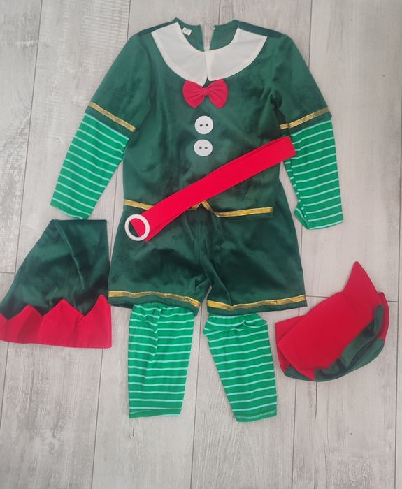 Новогодний костюм эльфа гнома