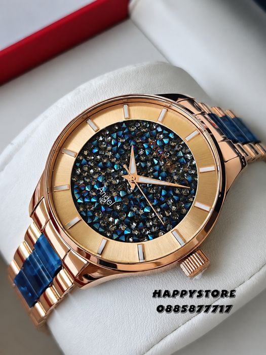 INVICTA Angel Blue Diamond Rose gold 40 mm, Инвикта нов дамски часовник