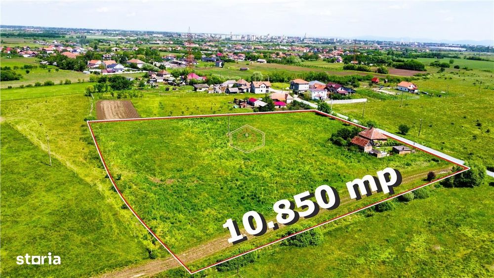 Teren generos, versatil - 10.850 mp | Balta Blonda | Diverse proiecte
