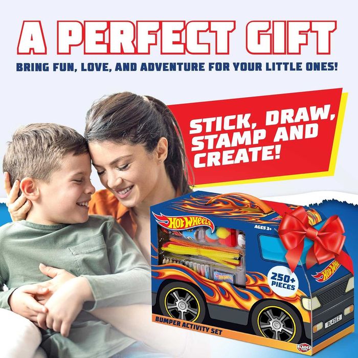Детски творчески комплект Bladez Hot Wheels Mega Bus 250 части